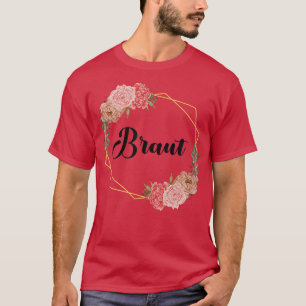 Bride Hen Party Floral Wreath Team Bride Marriage  T-Shirt