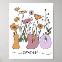 Bride I Do Crew Retro Groovy Bachelorette Party 2