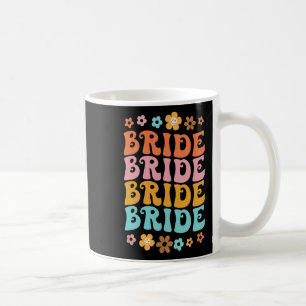 Bride I Do Crew Retro Groovy Bachelorette Party 3 Coffee Mug