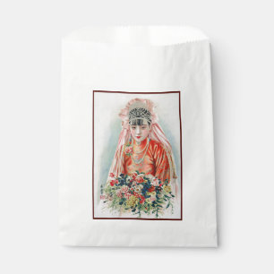 Bride in Red at Chinese Wedding in Shanghai Favour Bags