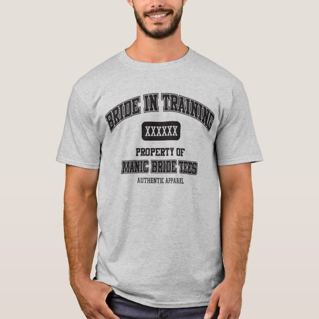 Bride In Training Ladies' T-shirt (Yellow) (Front)