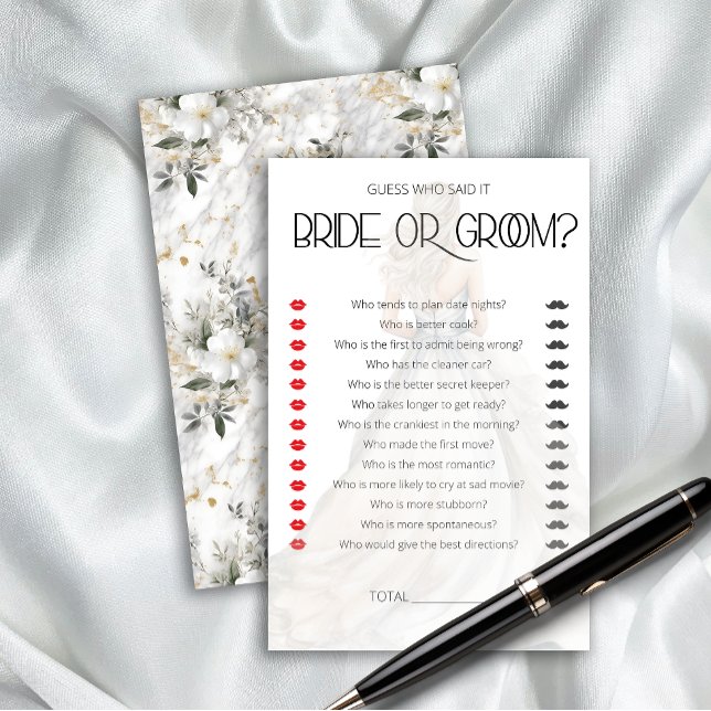 Bride in Wedding Gown Bridal Shower Game (Creator Uploaded)