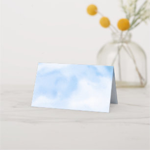 Bride Is On Cloud Nine Bridal Shower Place Card