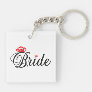 Bride keychain