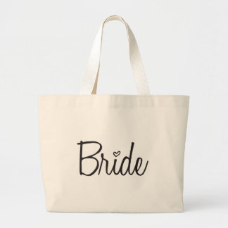 Bride Large Tote Bag