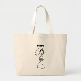 Bride Large Tote Bag