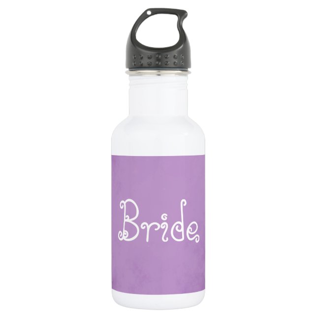 Bride Lavender Parchment 532 Ml Water Bottle (Front)