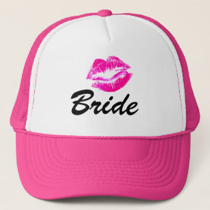 Bride lips trucker hat