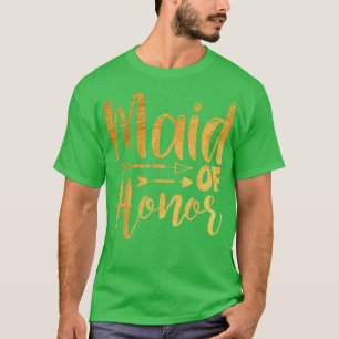 Bride Maid Of Honour Maid Of Honour Proposal T-Shirt