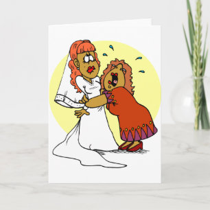 Bride Mother Wedding Day Ceremony Card
