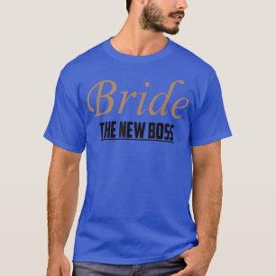Bride New Boss 2022 Bridal Wedding Matching Groom T-Shirt