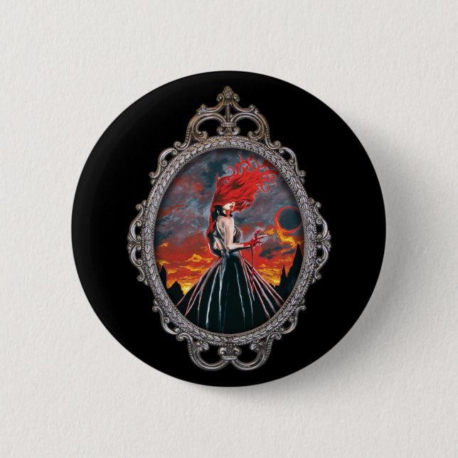 Bride of Dracula 6 Cm Round Badge (Front)