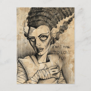 Bride of Frank  Made to love you Postcard