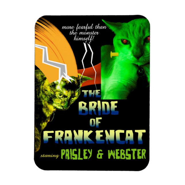 Bride of Frankencat Magnet (Vertical)