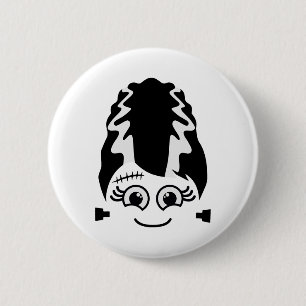 Bride Of Frankenstein Cute Monster Halloween Costu 6 Cm Round Badge