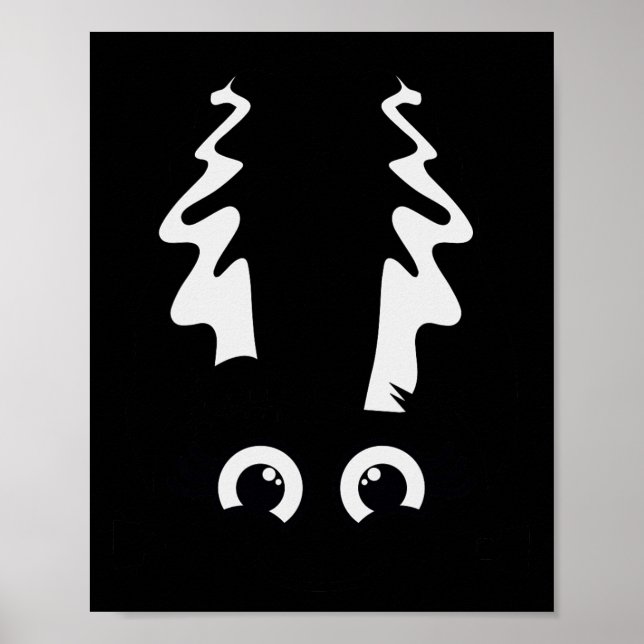 Bride Of Frankenstein Cute Monster Halloween Costu Poster (Front)