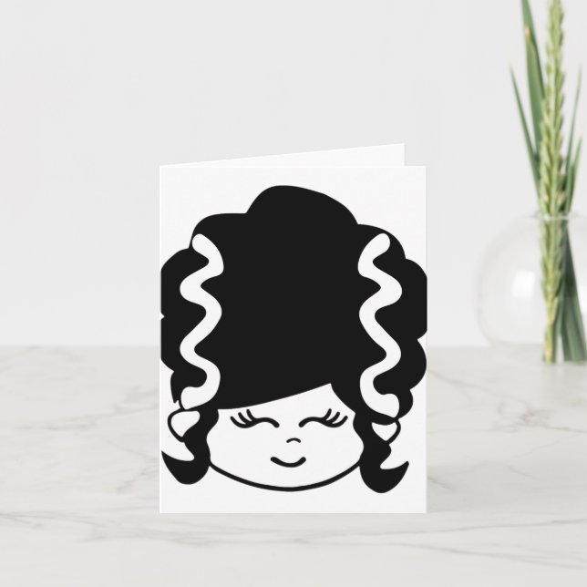 Bride Of Frankenstein Monster Halloween Costume 3  Card (Front)