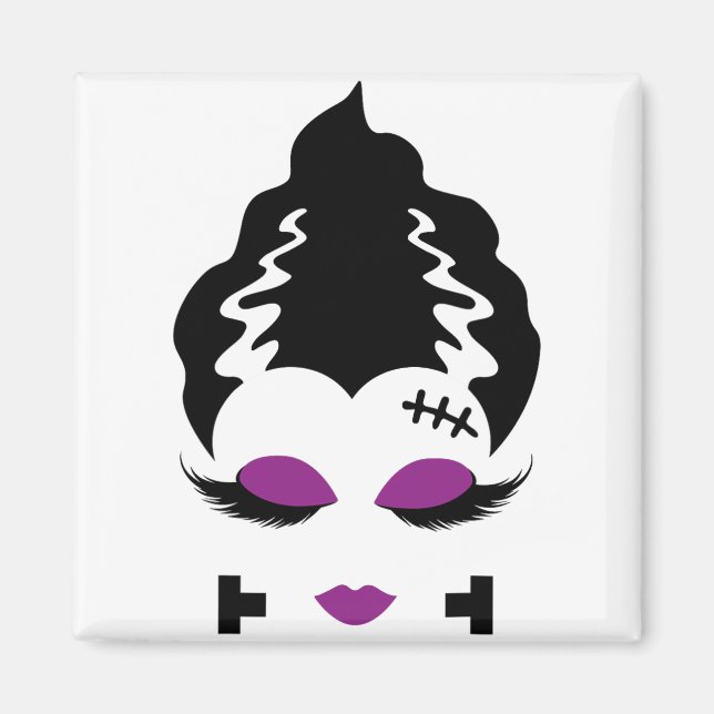 Bride Of Frankenstein Monster Halloween Costume 4  Magnet (Front)