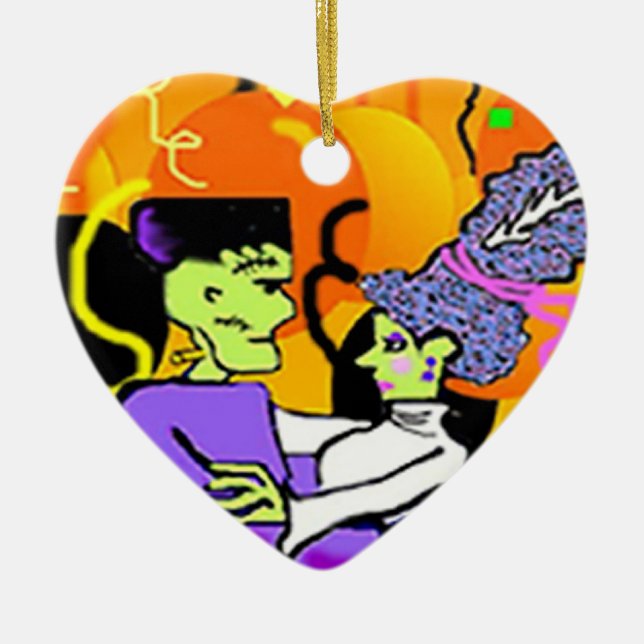 Bride of Frankenstein Ornament (Front)