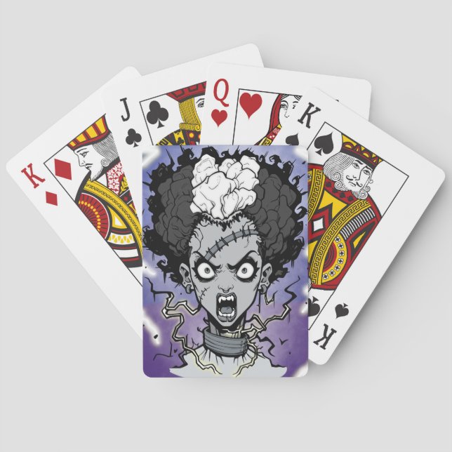 Bride of Frankenstein  Playing Cards (Back)
