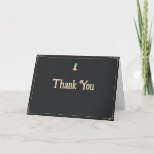 Bride of Frankenstein Thank You Card   Gothic