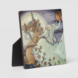 BRIDE OF SLEEPY HOLLOW, HEADLESS HORSEMAN PALOMINO PLAQUE