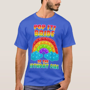 Bride Of the Birthday Girl Rainbow Birthday Kid T-Shirt
