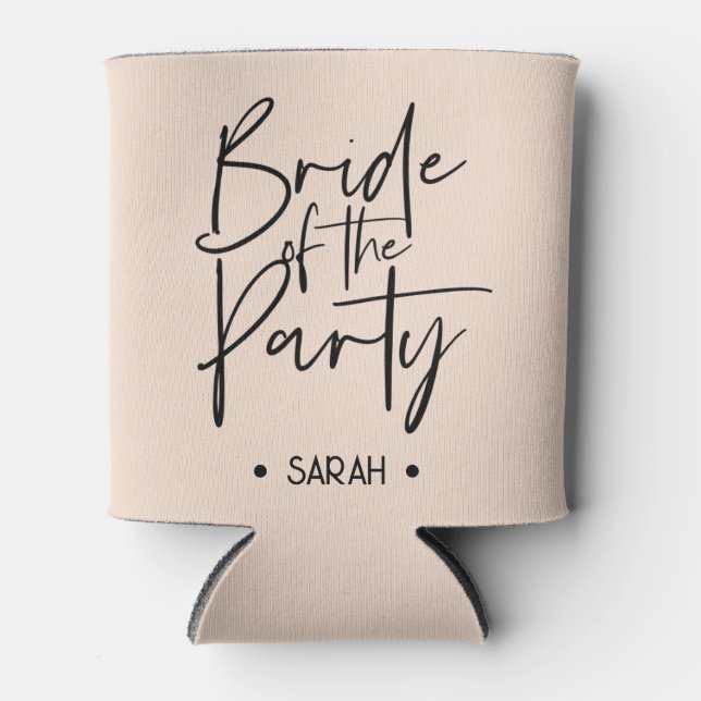 Bride of the Party Can Cooler for Bachelorette (Front)