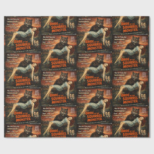 Bride of the Squirrel Monster Wrapping Paper