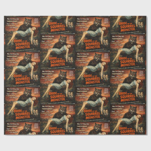 Bride of the Squirrel Monster Wrapping Paper