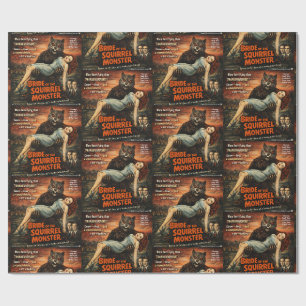 Bride of the Squirrel Monster Wrapping Paper