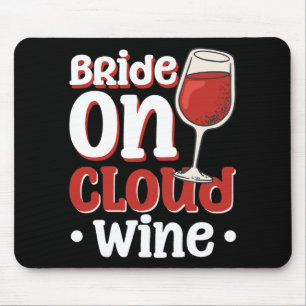Bride On Cloud Wine 1  Mouse Pad