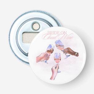 Bride on Cloud Wine   Funny Bridal Party Design Bottle Opener