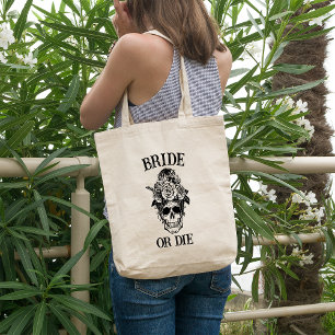 Bride or Die Bachelorette Party Customised Bridal Tote Bag