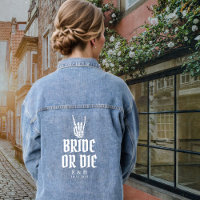 Bride or Die Custom Skeleton Weddding