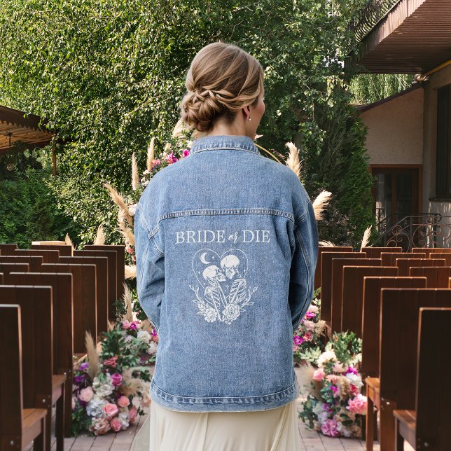 Bride or Die Until Death Denim Jacket (Creator Uploaded)