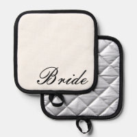 bride oven mitt