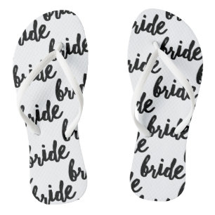 Bride Pattern Wedding Jandals
