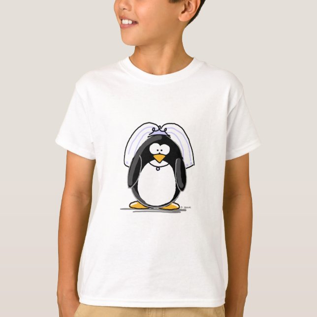 Bride Penguin T-Shirt (Front)
