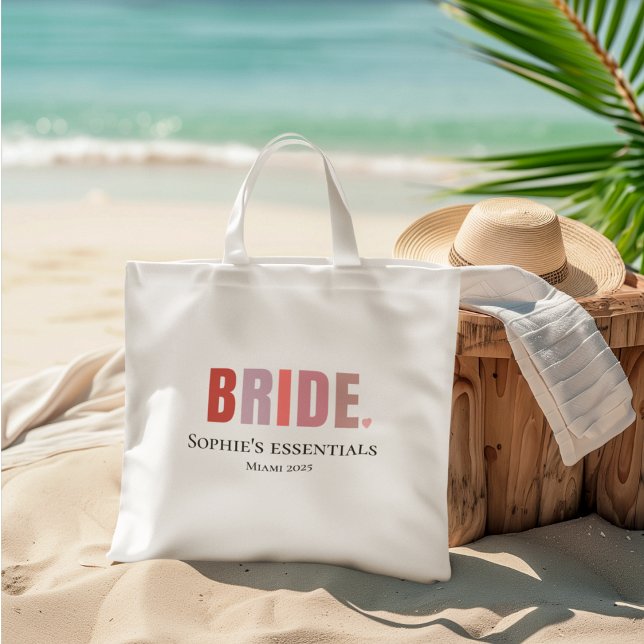 Bride Personalised  Bachelorette Gift  Tote Bag (Creator Uploaded)
