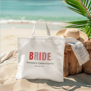 Bride Personalized Bachelorette Gift Tote Bag