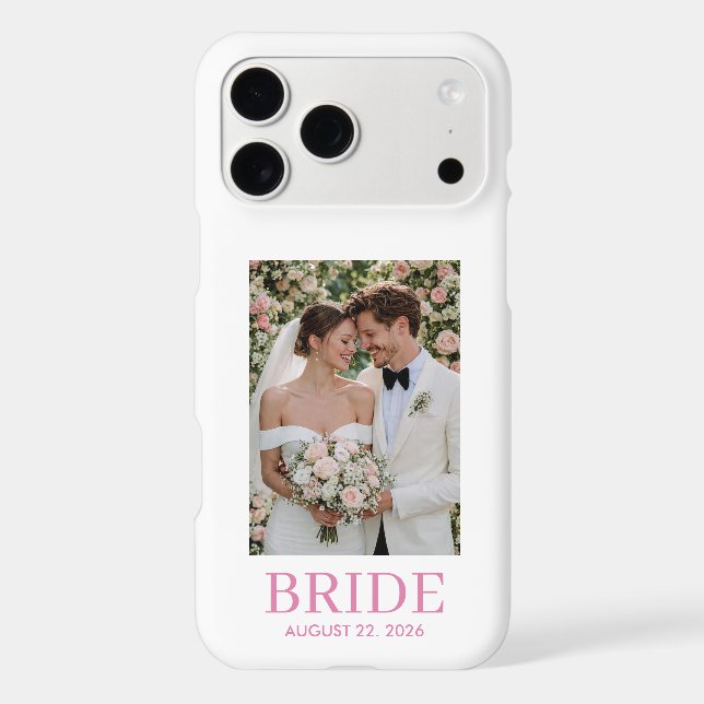 Bride Phone Case with Your Photo – Custom (Back)