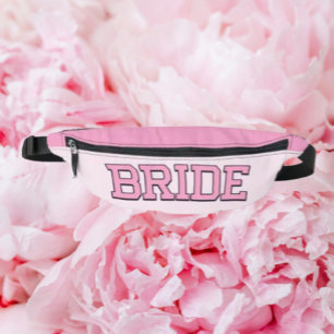 BRIDE – Pink College Font Bachelorette Fanny Pack