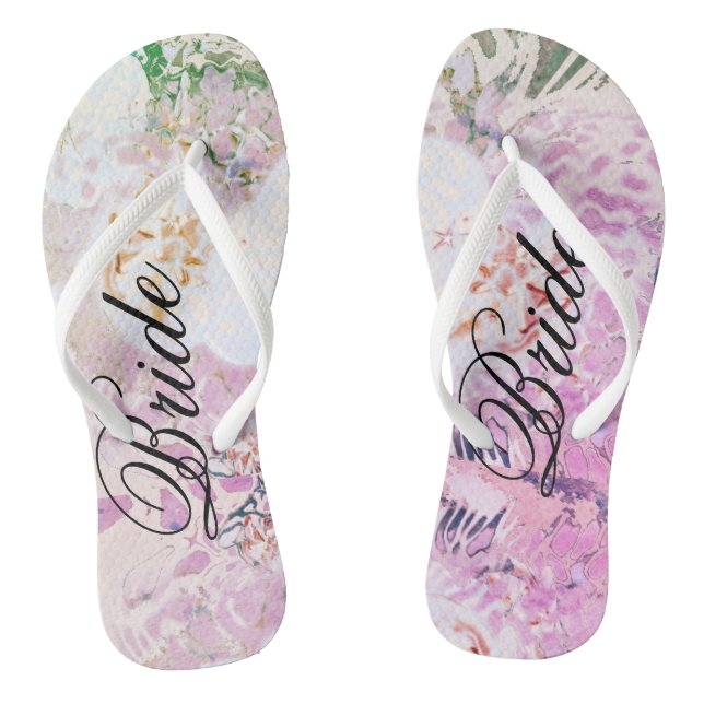 Bride Pink  Jandals (Footbed)