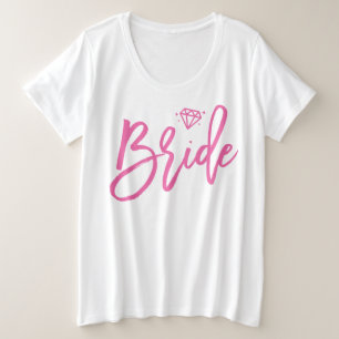 Bride Plus-Size Tank Top Pink Diamond
