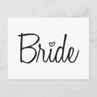 Bride Postcard