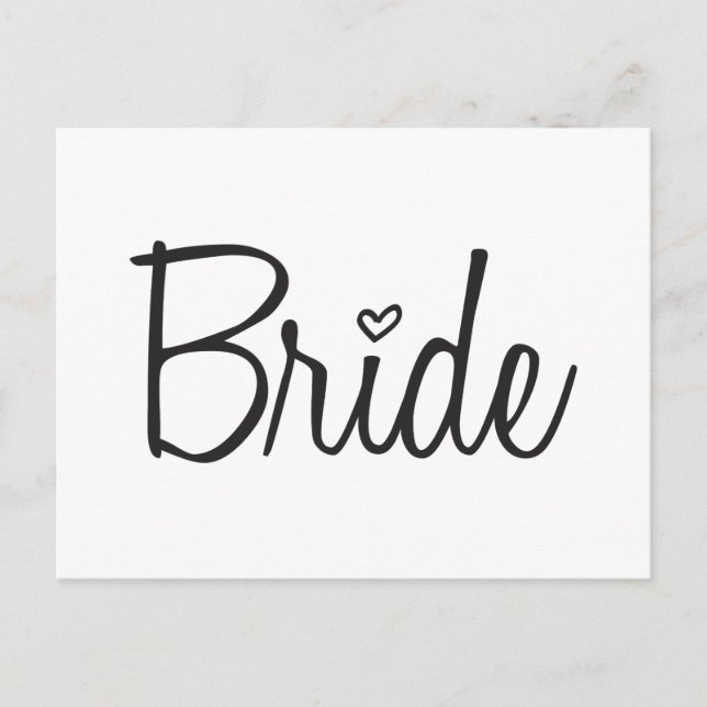 Bride Postcard (Front)