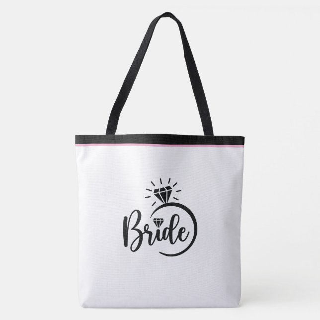 Bride Print Tote Bag (Front)
