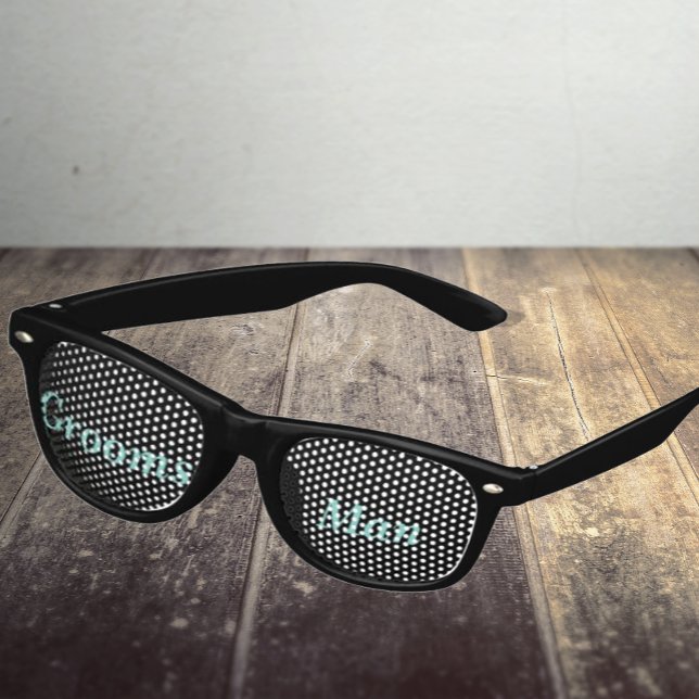 BRIDE Reception Bridal Wedding Party Groomsman Retro Sunglasses (Creator Uploaded)