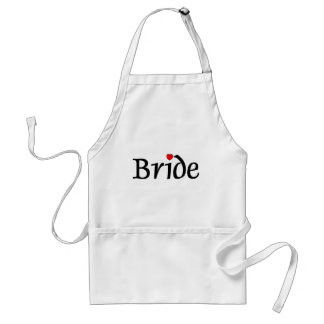 Bride (Red Hearts) Standard Apron